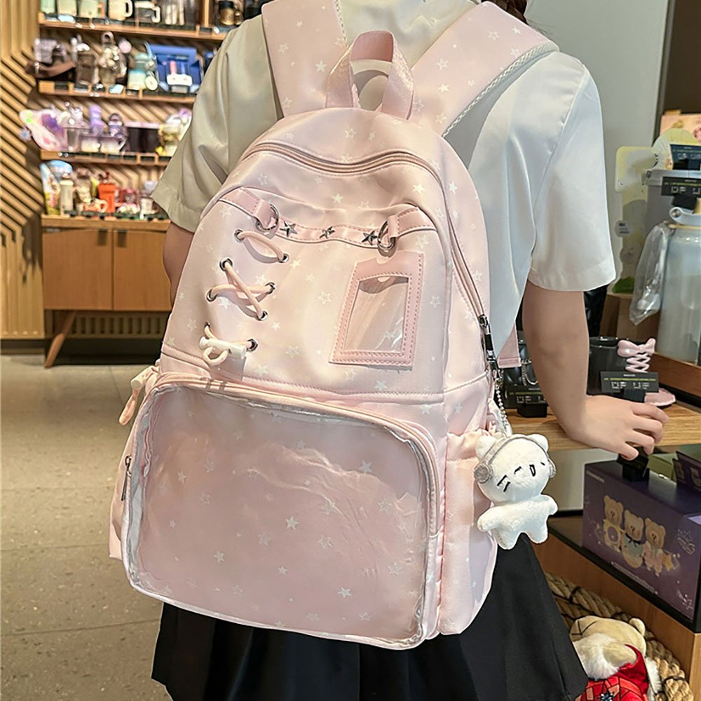 Ita Bag Backpack Large Dual Clear Window
