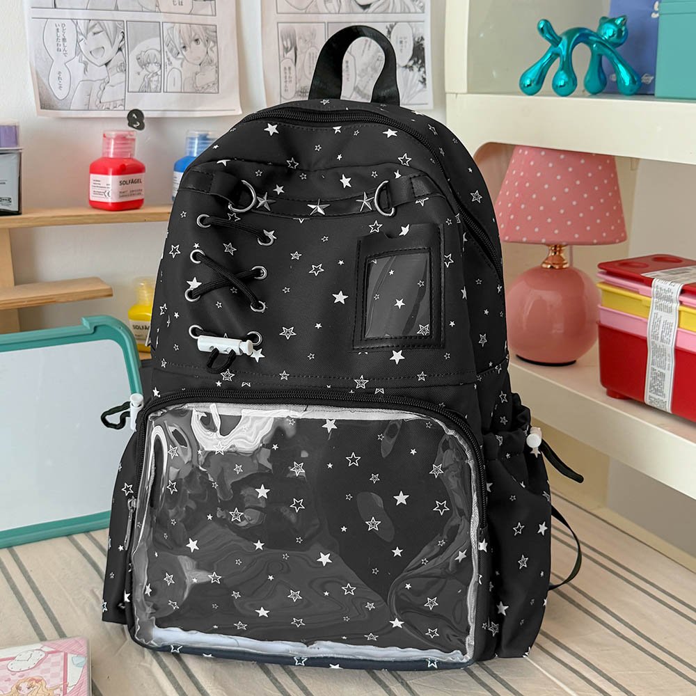 Ita Bag Backpack Large Dual Clear Window
