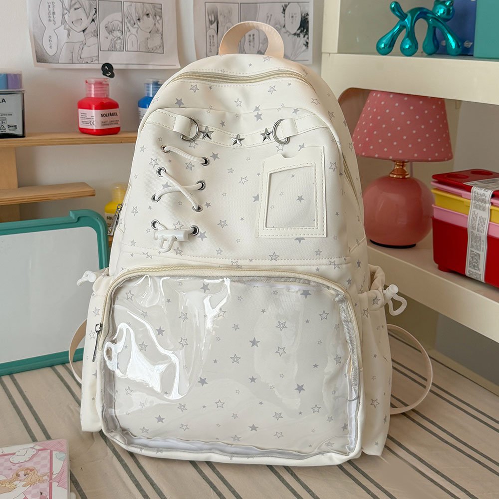 Ita Bag Backpack Large Dual Clear Window