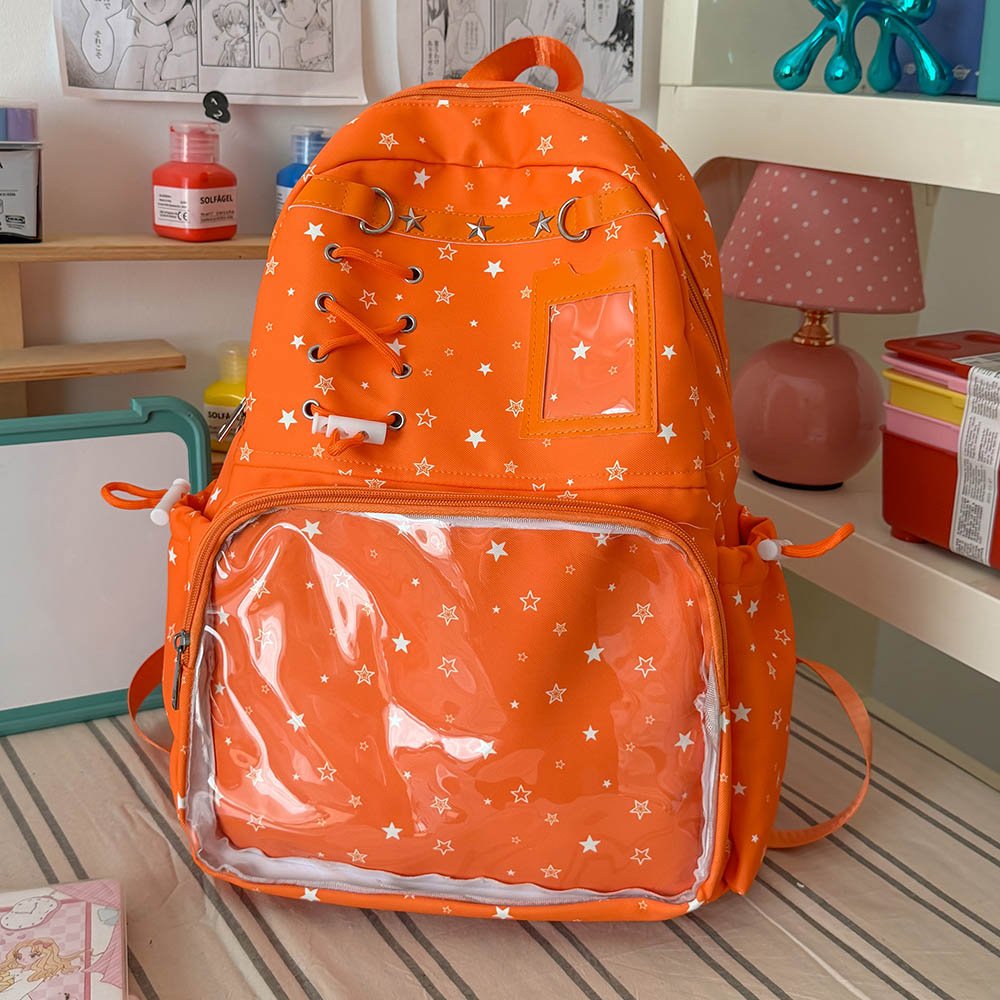 Ita Bag Backpack Large Dual Clear Window