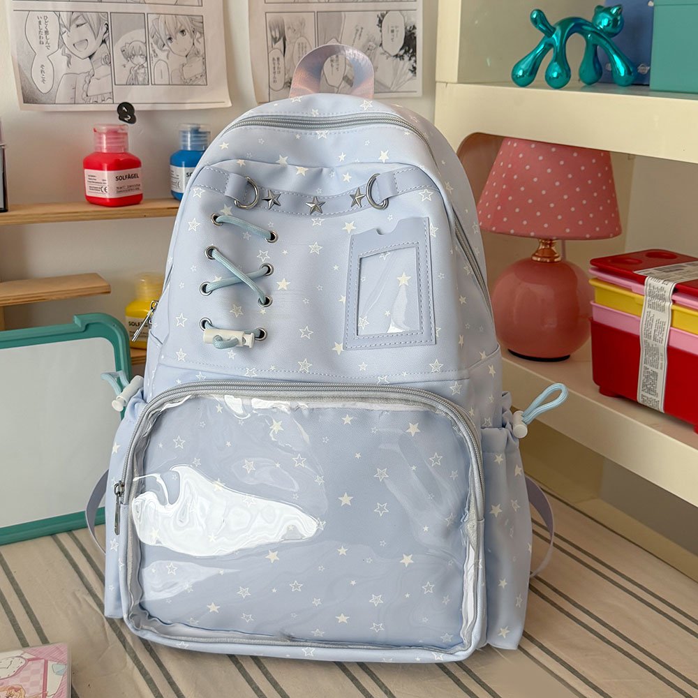 Ita Bag Backpack Large Dual Clear Window