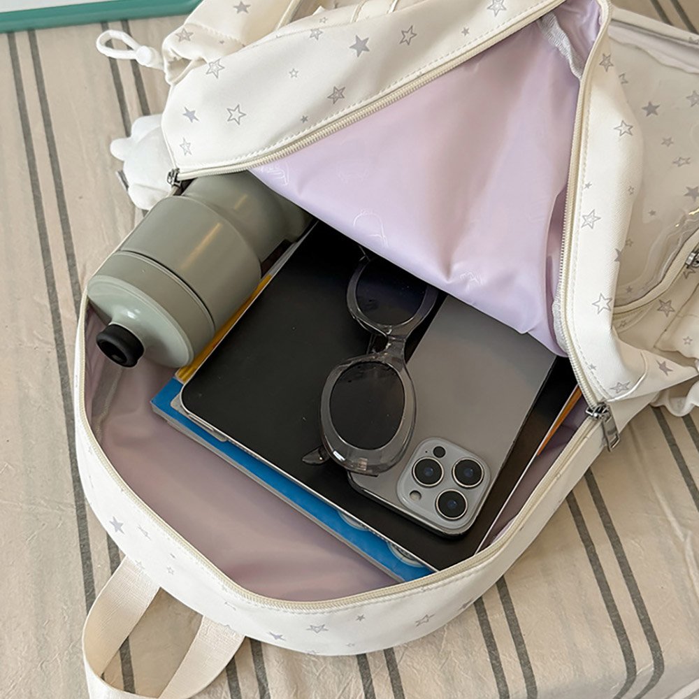 Ita Bag Backpack Large Dual Clear Window