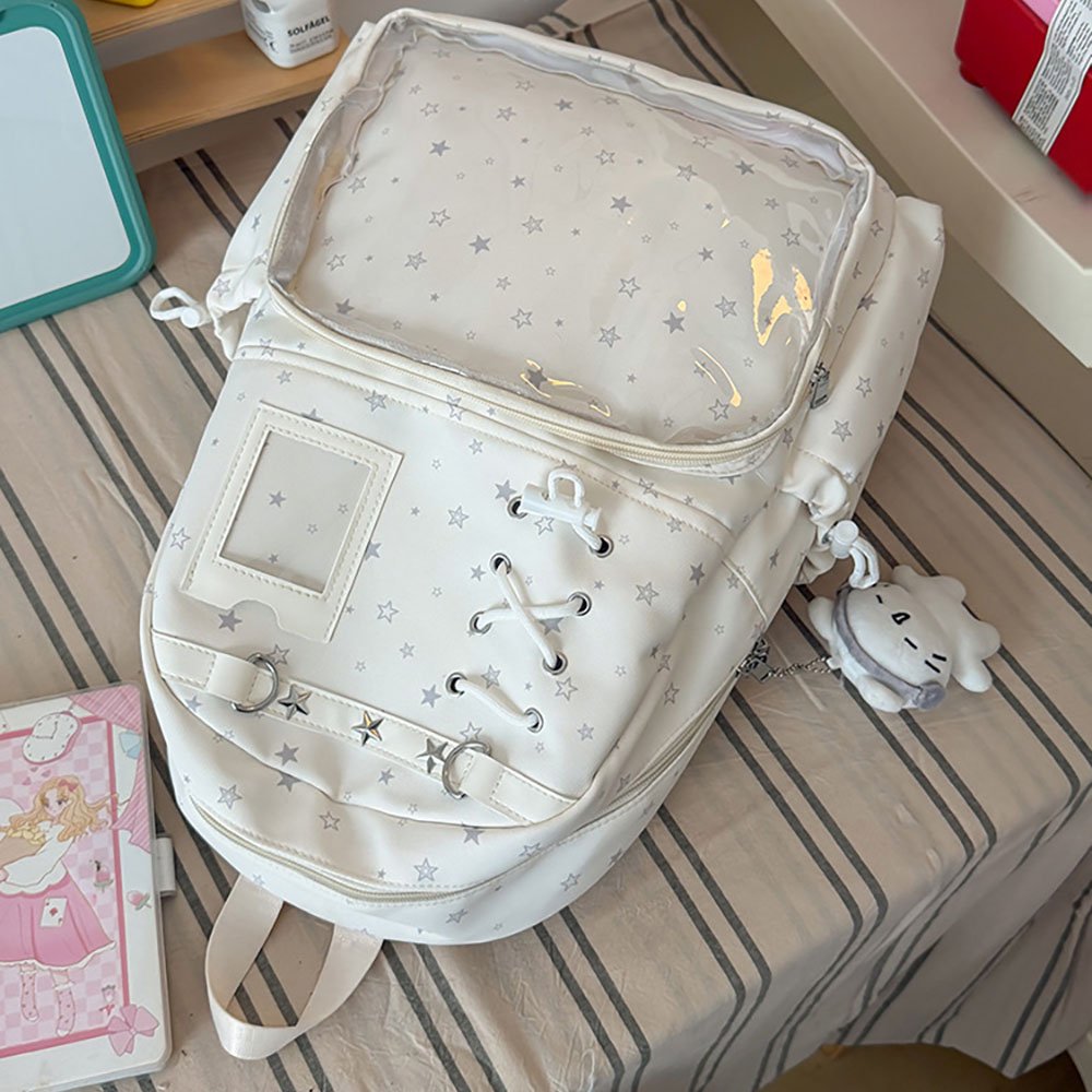 Ita Bag Backpack Large Dual Clear Window