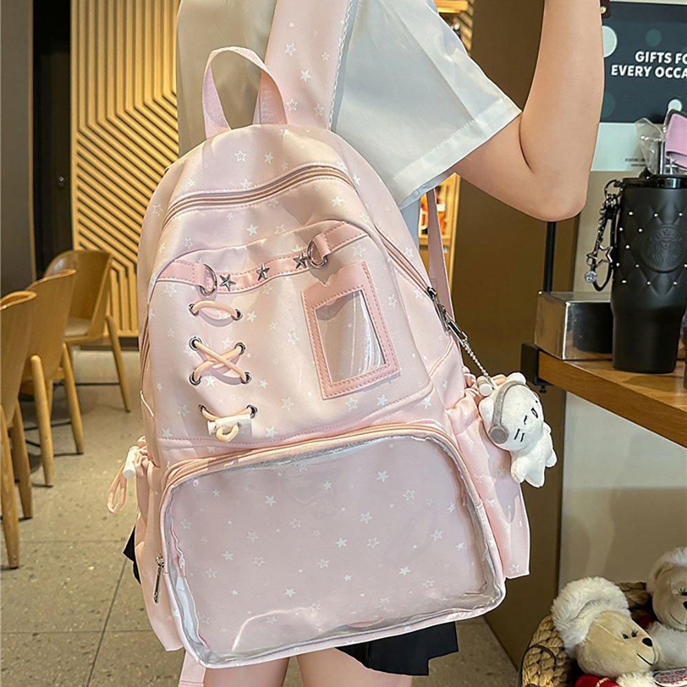 Ita Bag Backpack Large Dual Clear Window