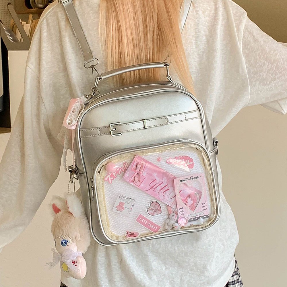Ita Bag Backpack Multi-Way Wide Strap Purse
