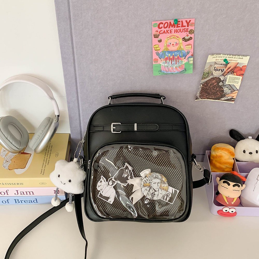 Ita Bag Backpack Multi-Way Wide Strap Purse