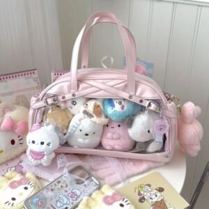Pink Ita Bag Dual Window Photo Holder Tote