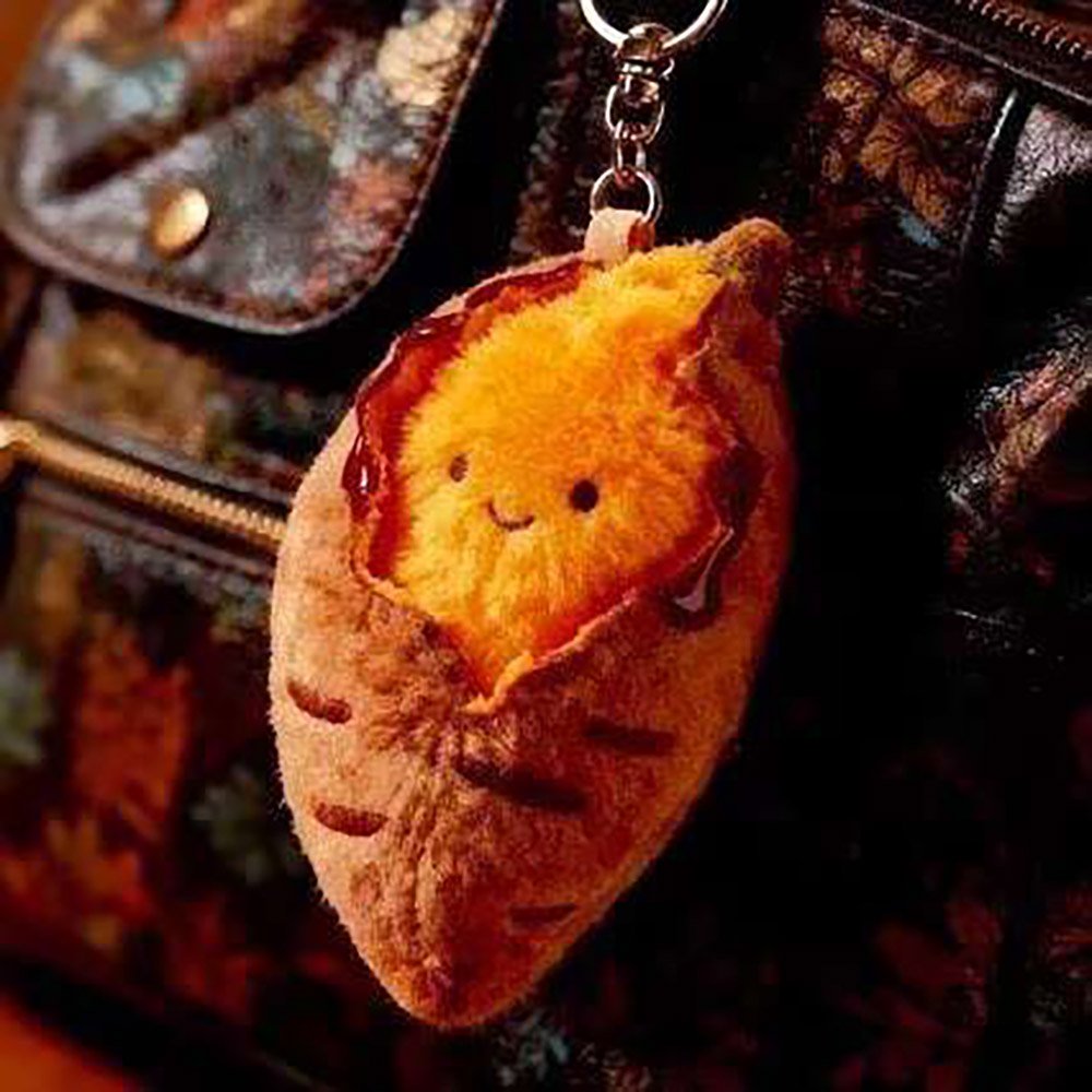 Plush Roasted Sweet Potato Ita Bag Charms