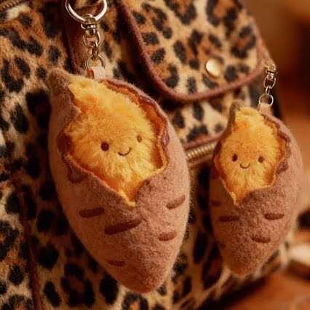Plush Roasted Sweet Potato Ita Bag Charms