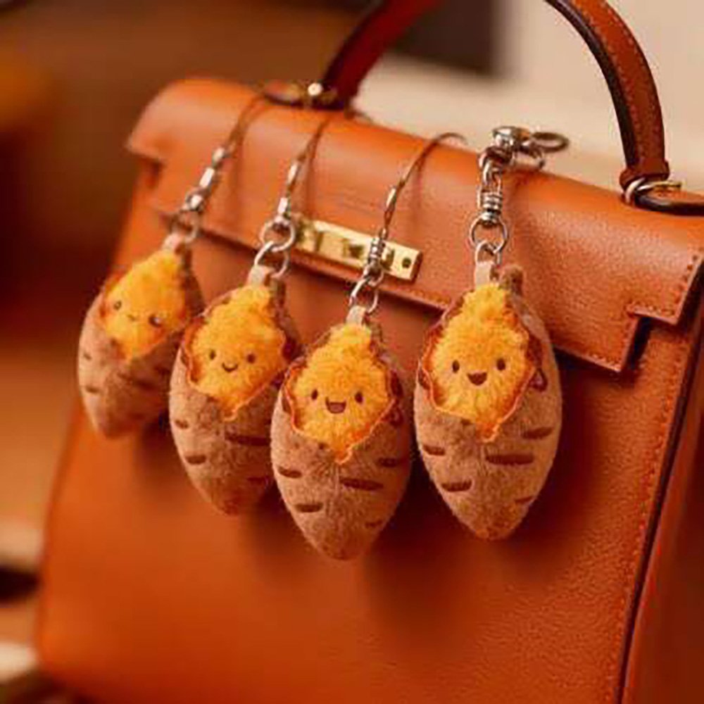 Plush Roasted Sweet Potato Ita Bag Charms