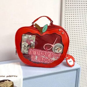 Apple Ita Bag Cute Red Crossbody Bag