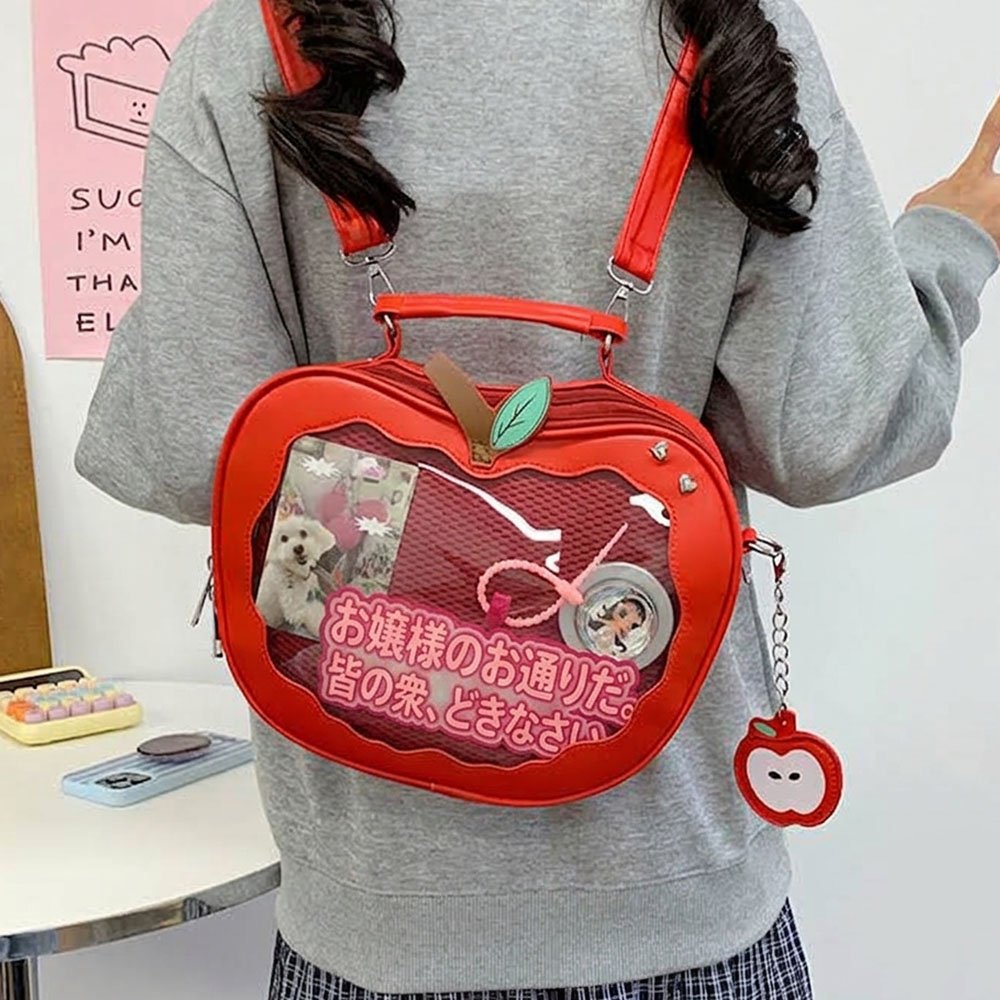 Apple Ita Bag Cute Red Crossbody Bag