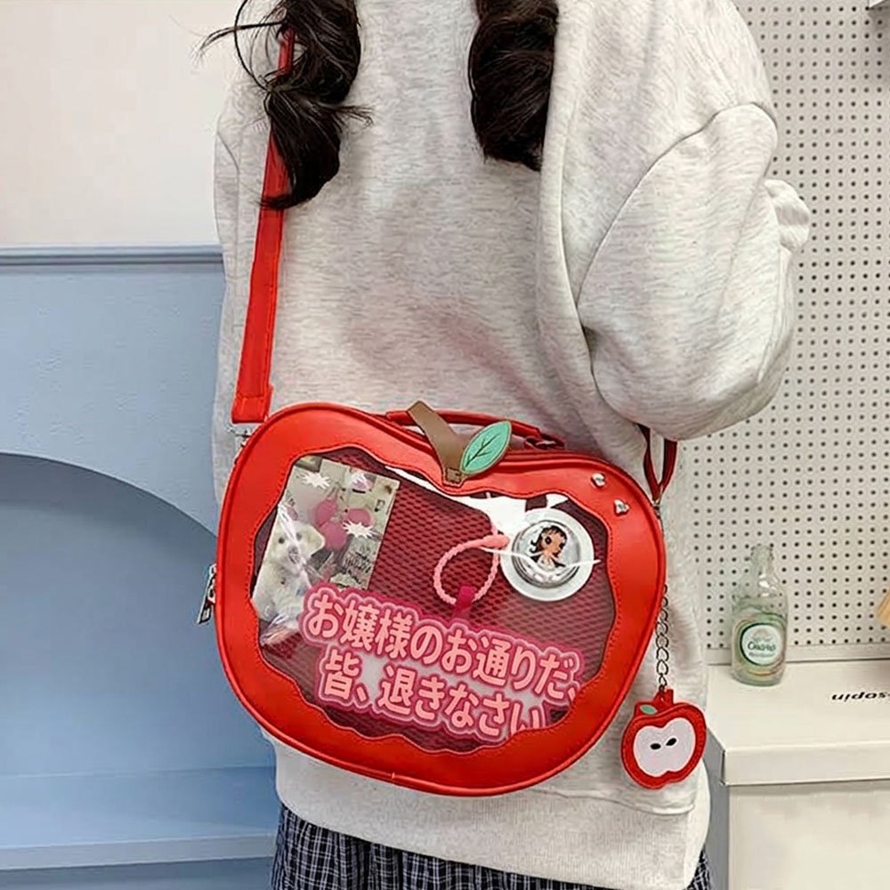 Apple Ita Bag Cute Red Crossbody Bag