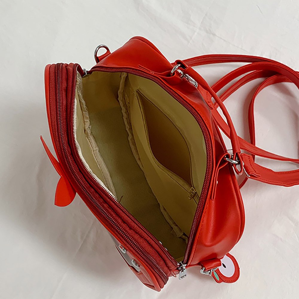 Apple Ita Bag Cute Red Crossbody Bag
