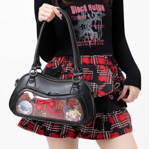 Black Ita Bag Double Window Card Display Bag