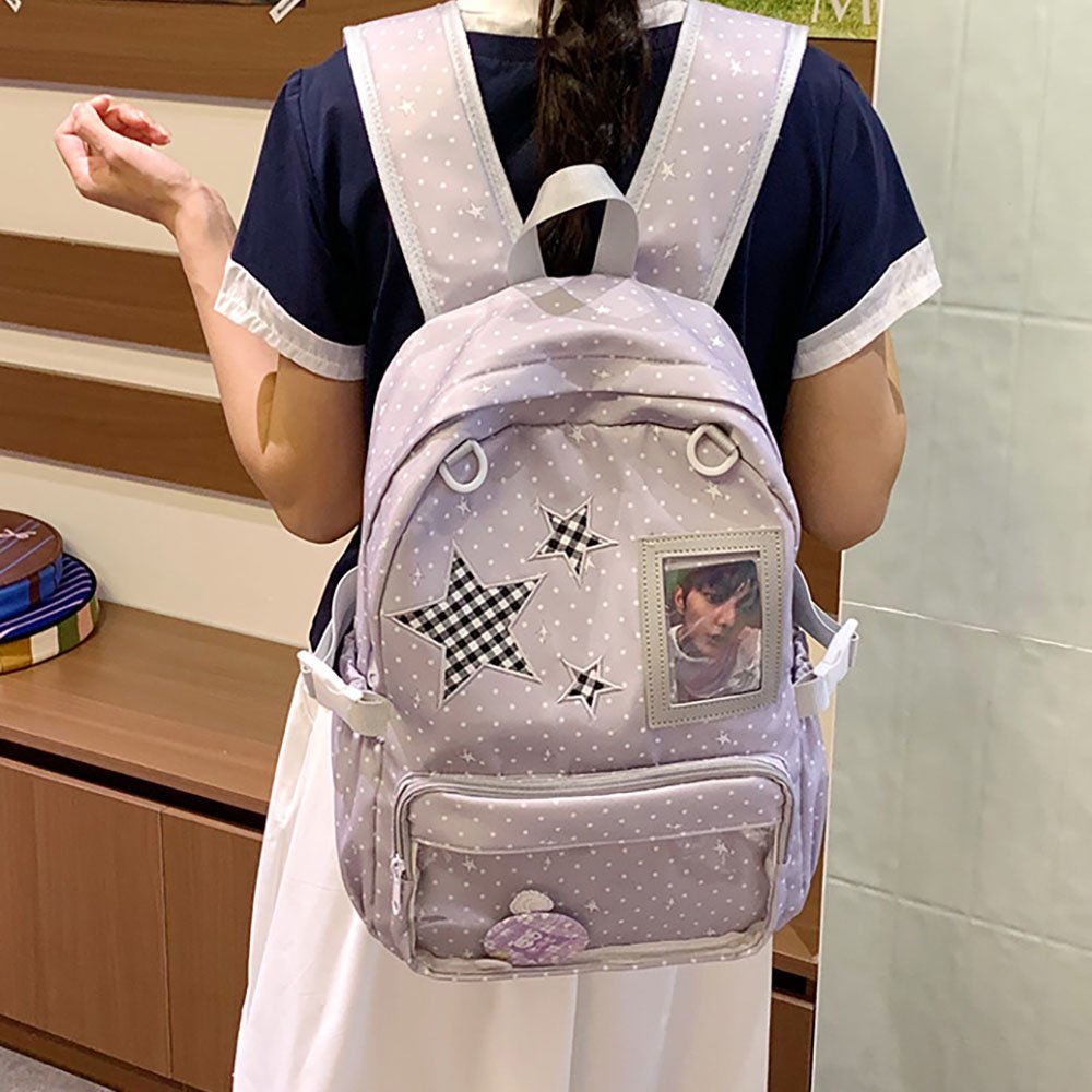 Black Ita Bag Lightweight Star Dual Window