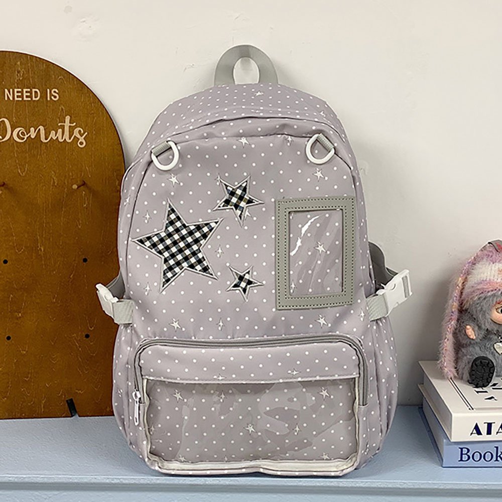 Black Ita Bag Lightweight Star Dual Window