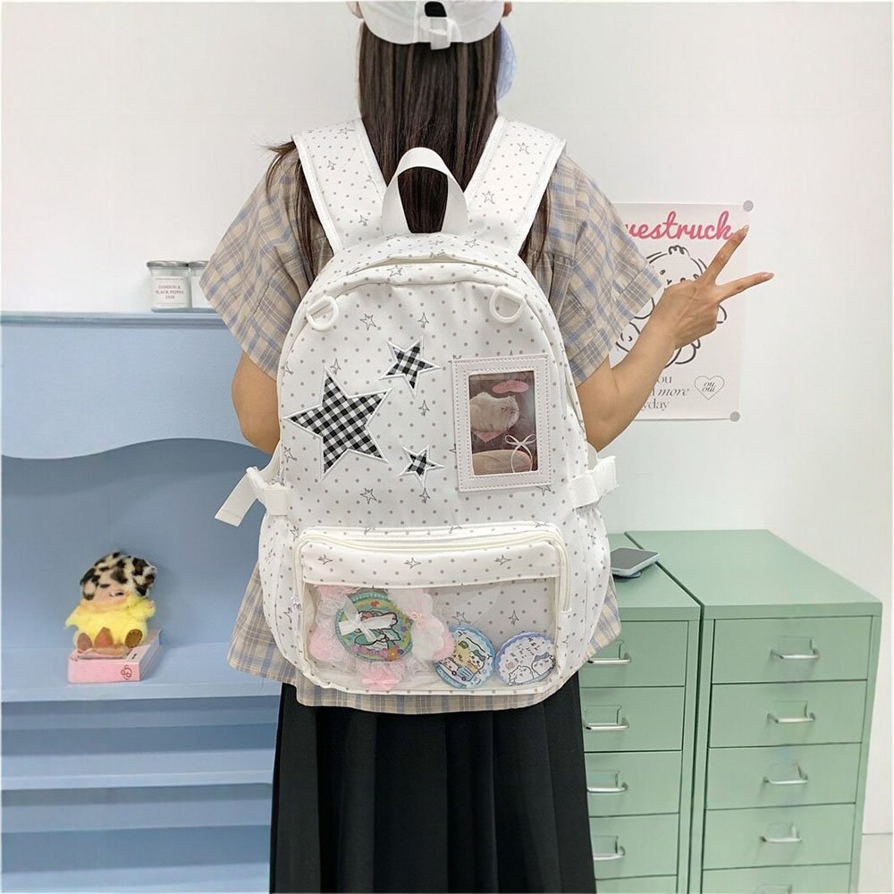 Black Ita Bag Lightweight Star Dual Window