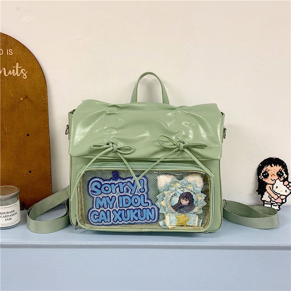 Blue Ita Bag Convertible Hidden Pocket