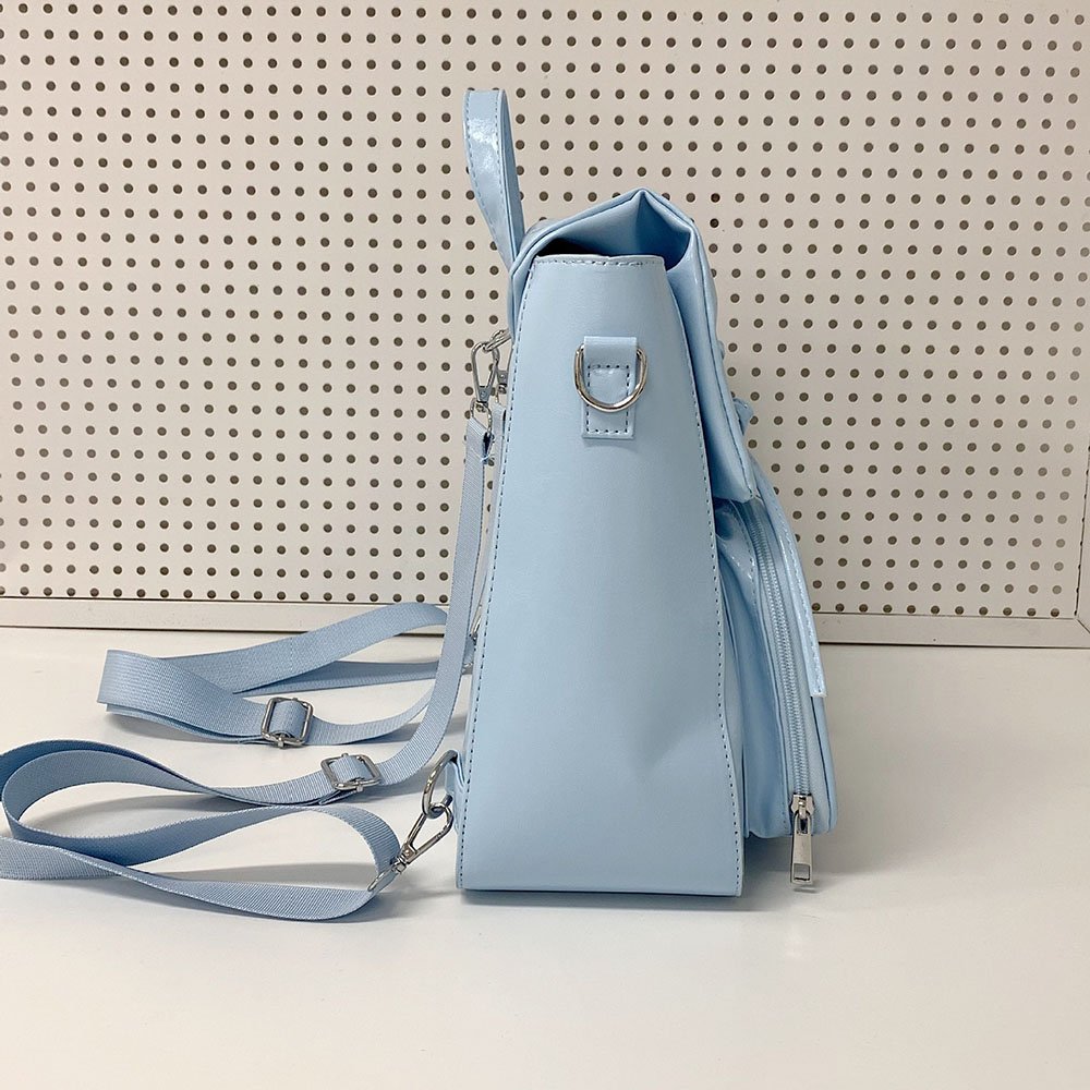 Blue Ita Bag Convertible Hidden Pocket