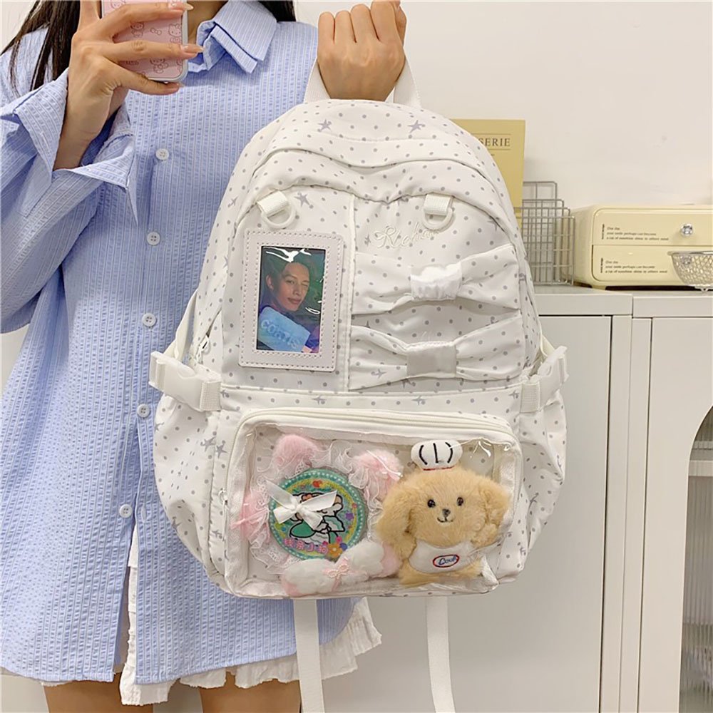 Blue Ita Bag Large Lightweight Dual Window