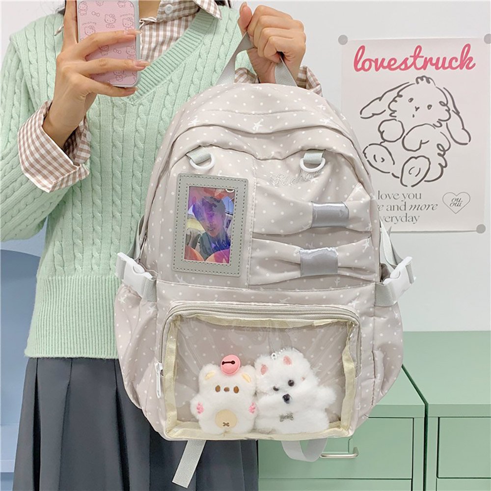 Blue Ita Bag Large Lightweight Dual Window