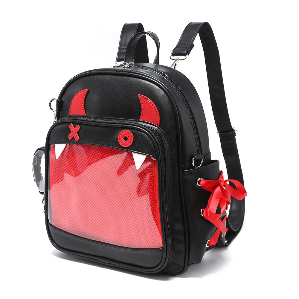 Devil Ita Bag Backpack Cute Gothic Display