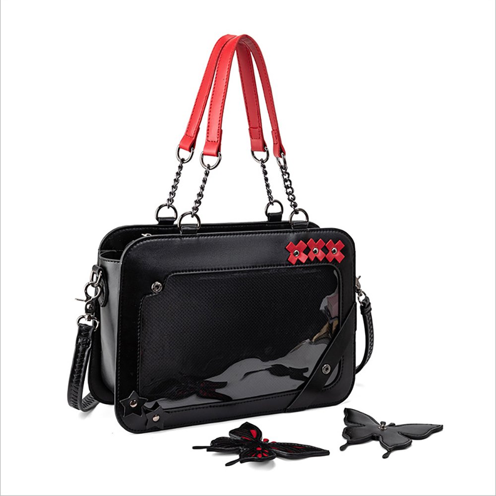 Ita Bag Crossbody Big Window Gothic Butterfly