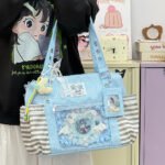Ita Bag Crossbody Large Striped Tote Bag