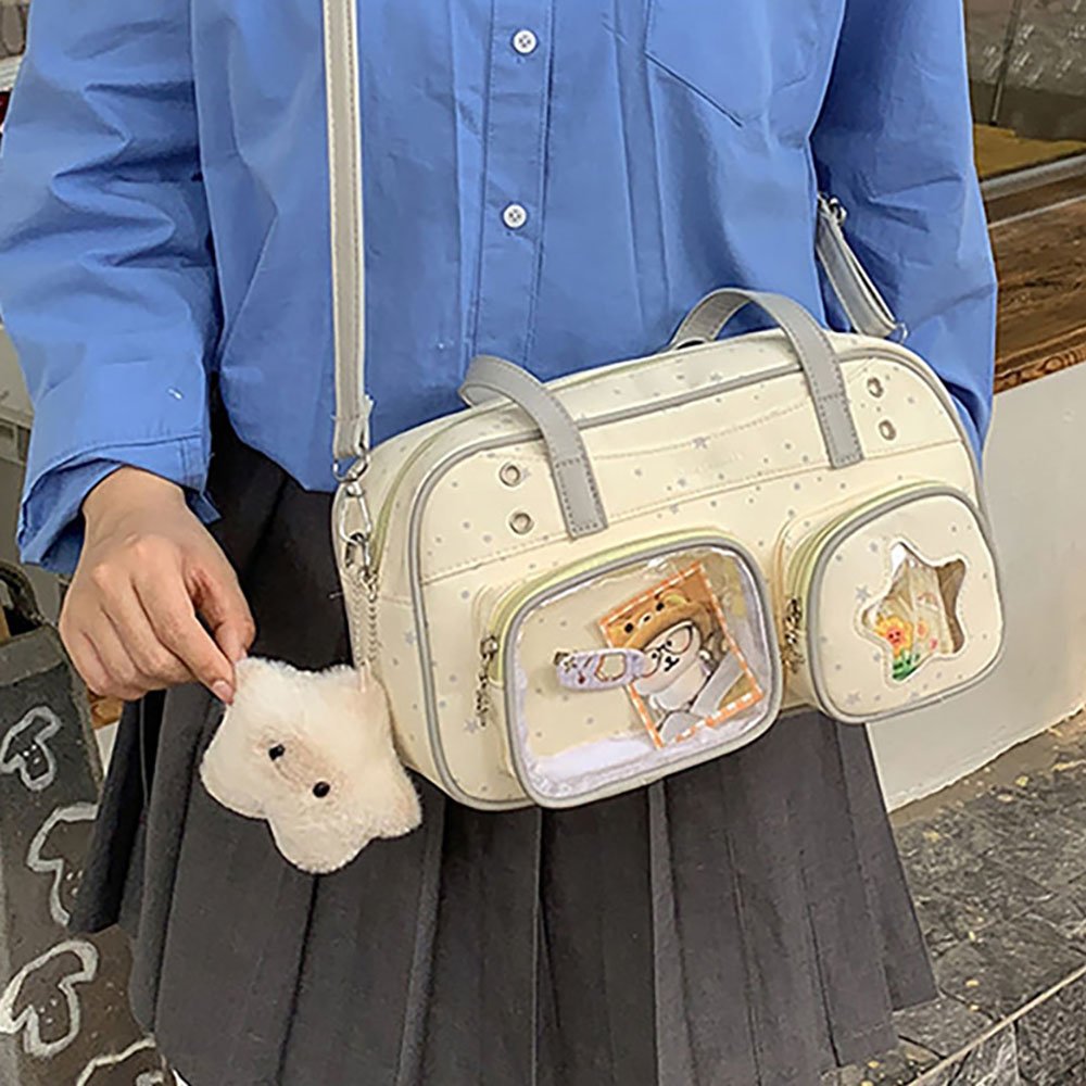 Ita Bag Crossbody Star Dual Clear Window Bag