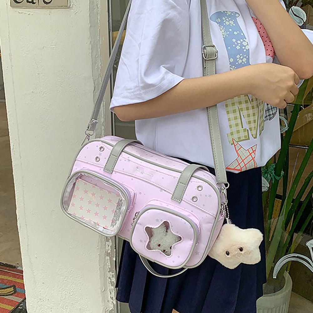 Ita Bag Crossbody Star Dual Clear Window Bag