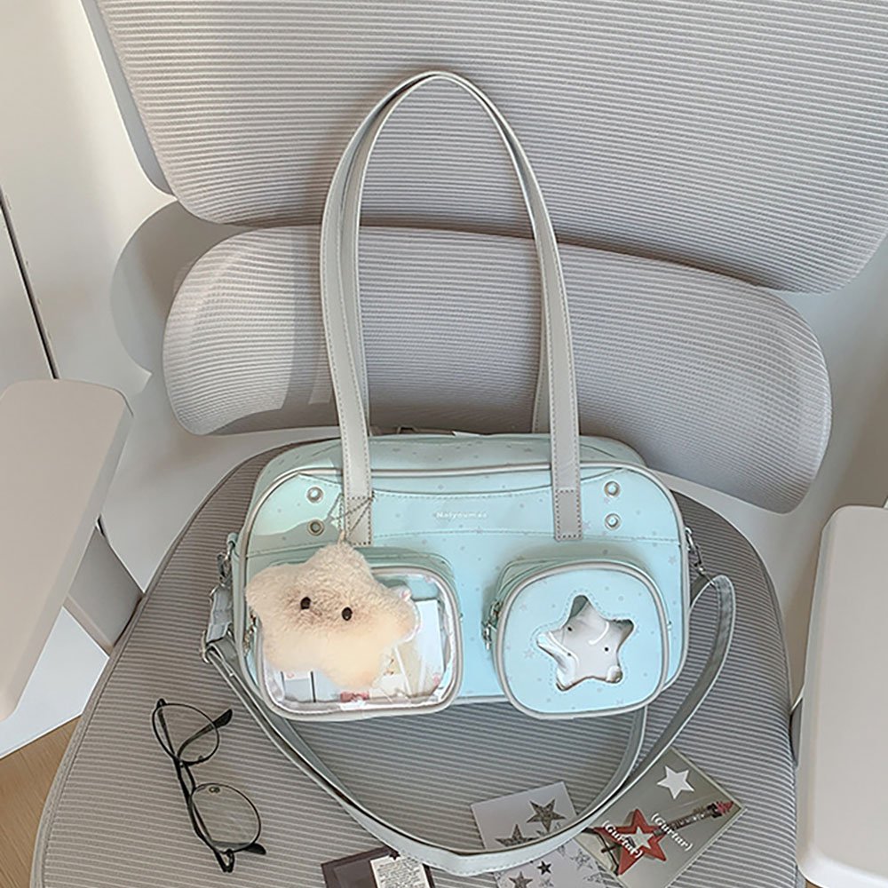 Ita Bag Crossbody Star Dual Clear Window Bag