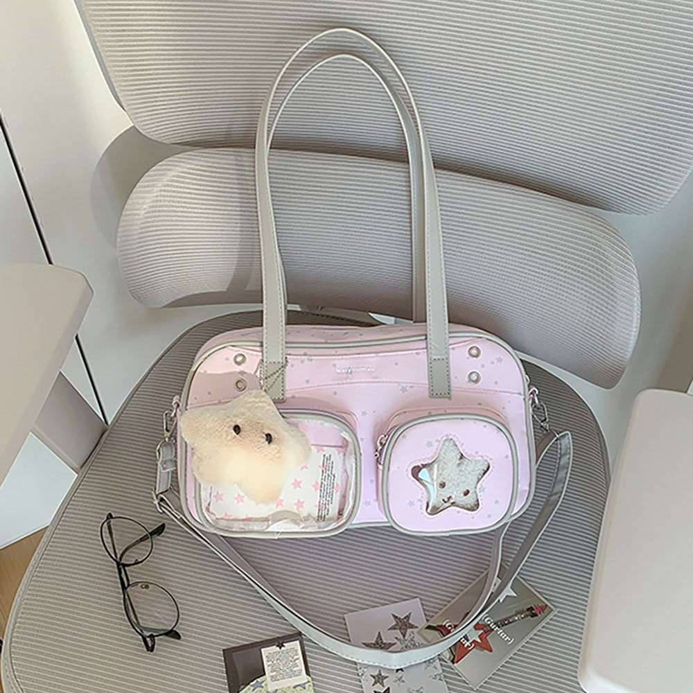 Ita Bag Crossbody Star Dual Clear Window Bag