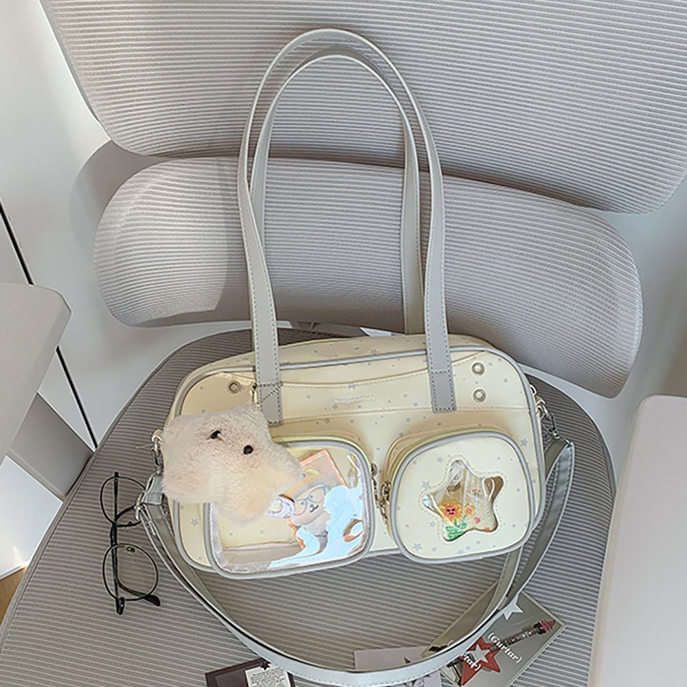 Ita Bag Crossbody Star Dual Clear Window Bag