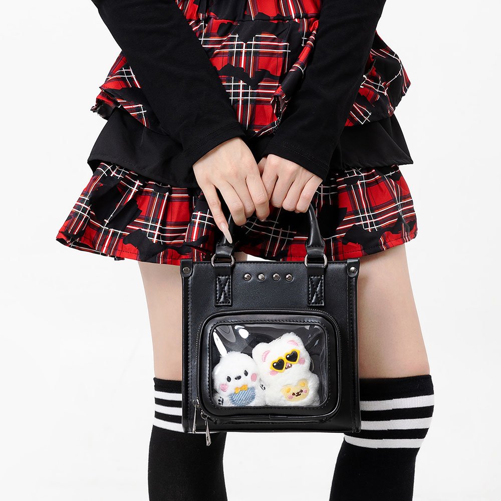 Ita Bag Crossbody Studded Black Card Holder