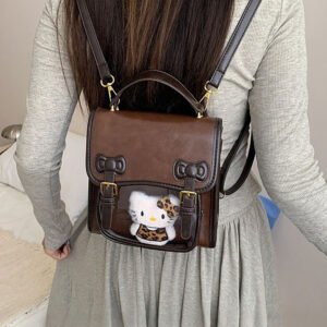 Ita Bag Mini Fake Leather Cute Pin Display