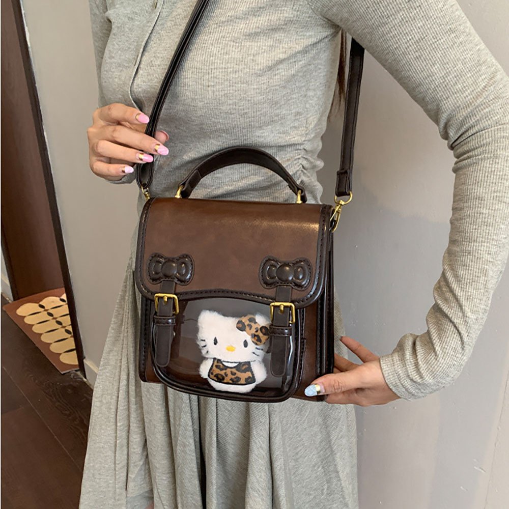 Ita Bag Mini Fake Leather Cute Pin Display