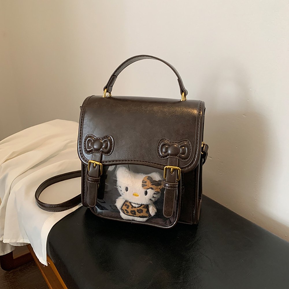 Ita Bag Mini Fake Leather Cute Pin Display