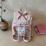 Ita Bag Mini Fake Leather Lace Bow Knot
