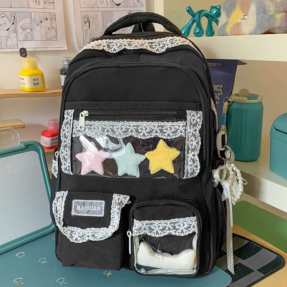 Lace Ita Bag Backpack Comfy Padded Straps