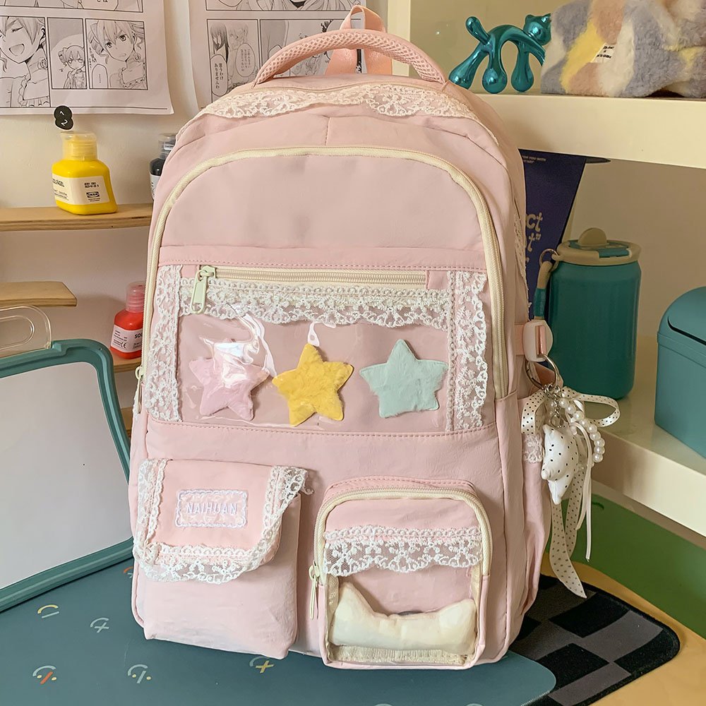 Lace Ita Bag Backpack Comfy Padded Straps