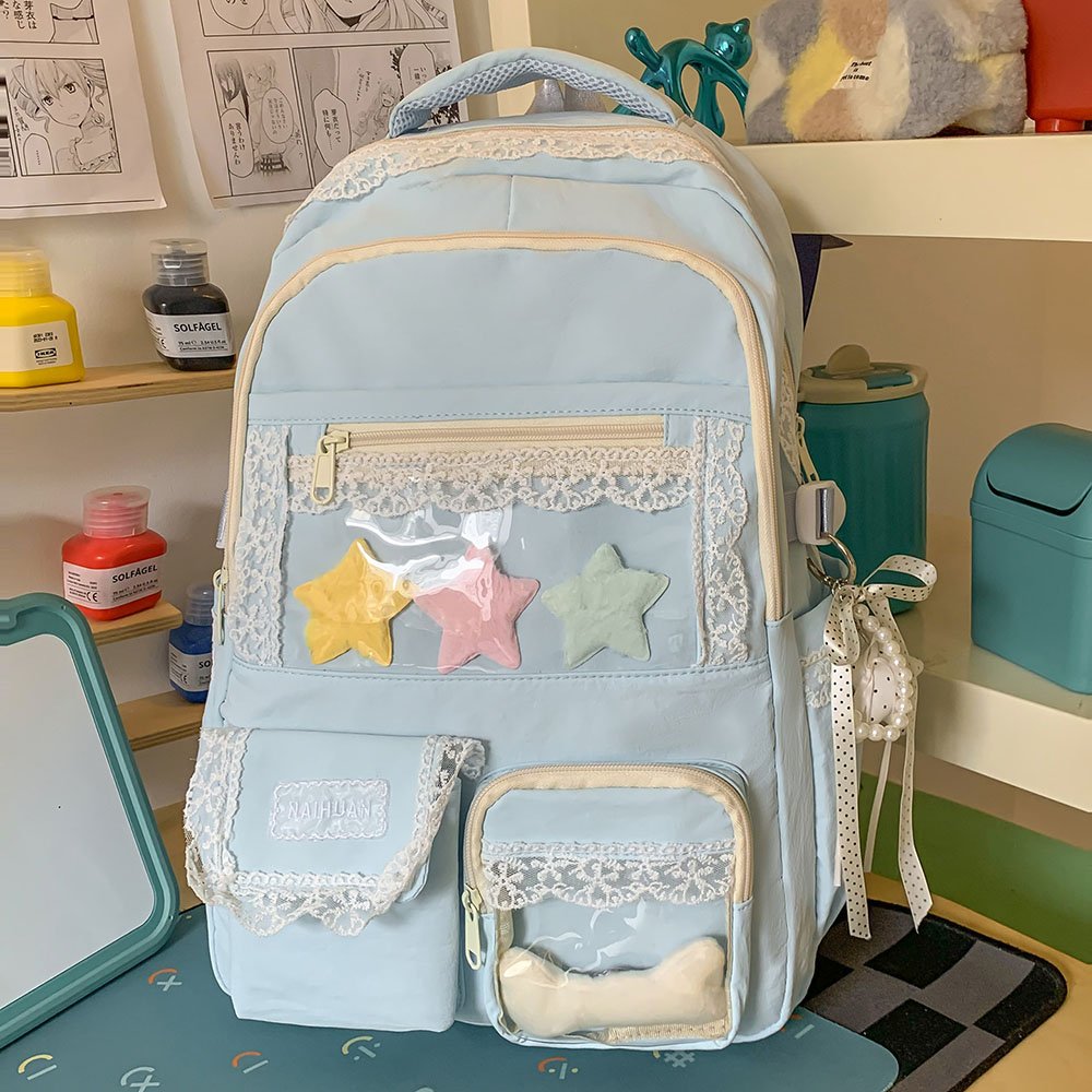 Lace Ita Bag Backpack Comfy Padded Straps