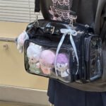 Black Japanese Itabag Backpack Crossbody