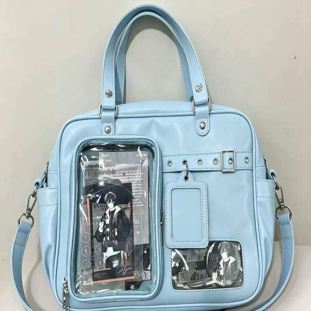 Blue Itabag Crossbody Japanese Messenger Bag