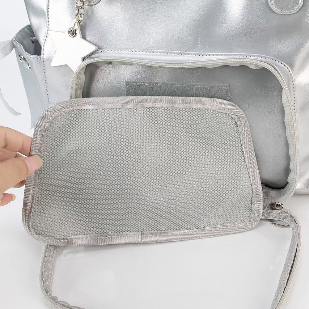 Clear Window Black Ita Bag Crossbody