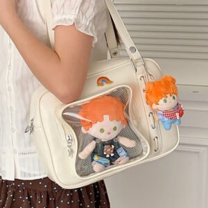 Ita Bag Crossbody Double Sided JK Clear Tote