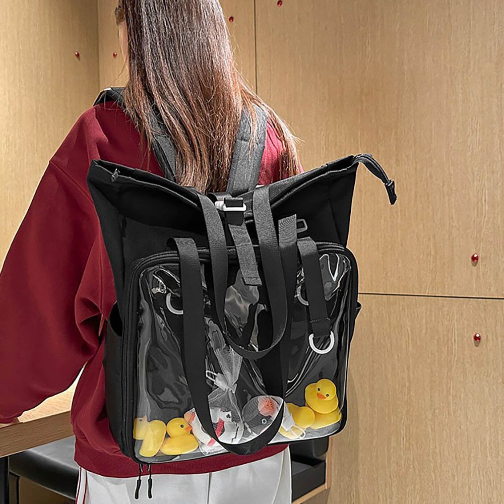 Itabag Backpack 2-Way Shoulder Bag Clear Window - Image 2