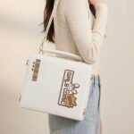 White Ita Bag Reversible Dual-Sided Clear Window